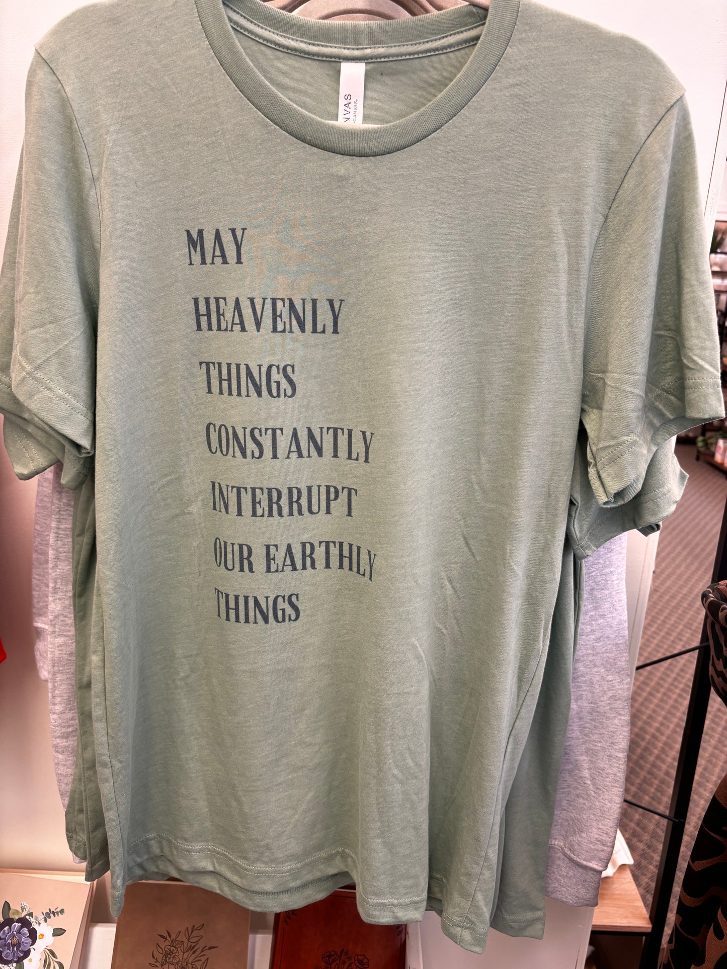 Heavenly things tee - sage